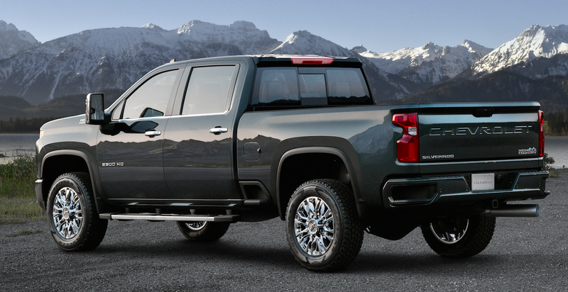 Illustration for article titled The 2020 Chevrolet Silverado HD High Country Fixes the Face (Kind Of)